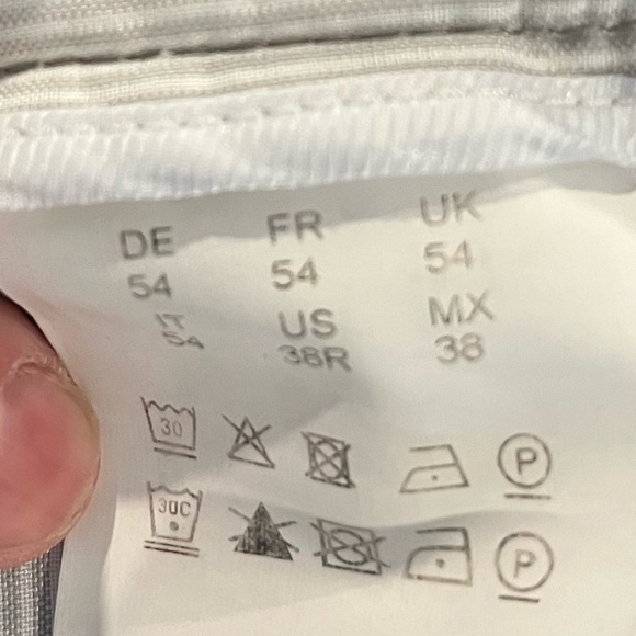 Hugo Boss light grey stretch slim fit chinos size 38R - Picture 7 of 11